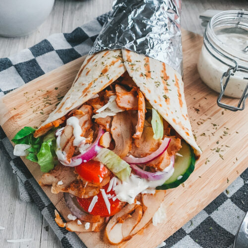 Verantwoorde döner wraps
