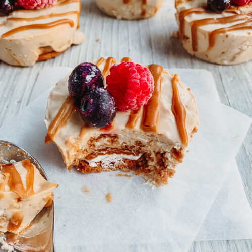 Gezonde speculoos cheesecake