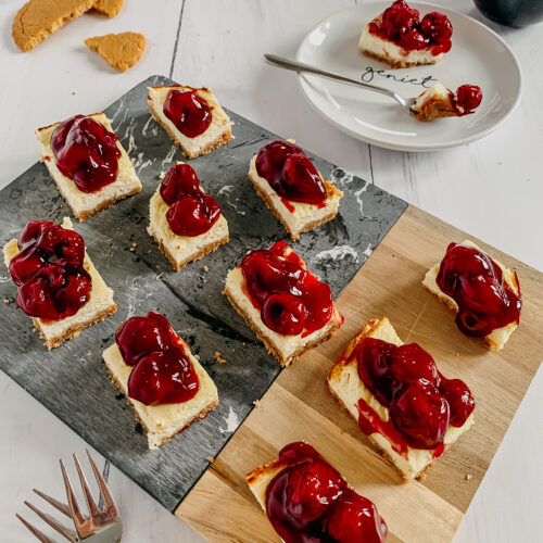Verantwoorde kersen cheesecake